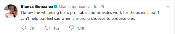 Bianca tweet