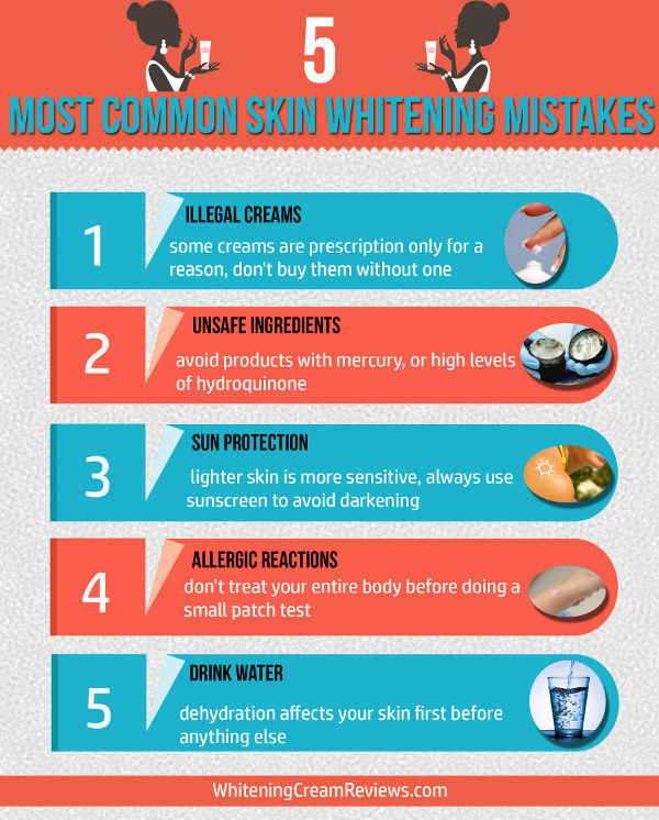 The 5 Most Common Skin Whitening Mistakes